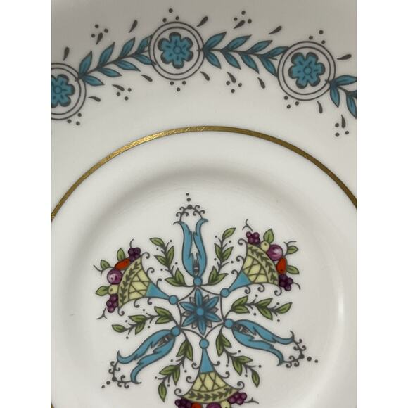 Coalport Ming Rose – Footed Breakfast Cup. | Replace Your Plates Coalport Geneva Bone China England 8 Footed Cups Smooth Foot 4 Saucers READ